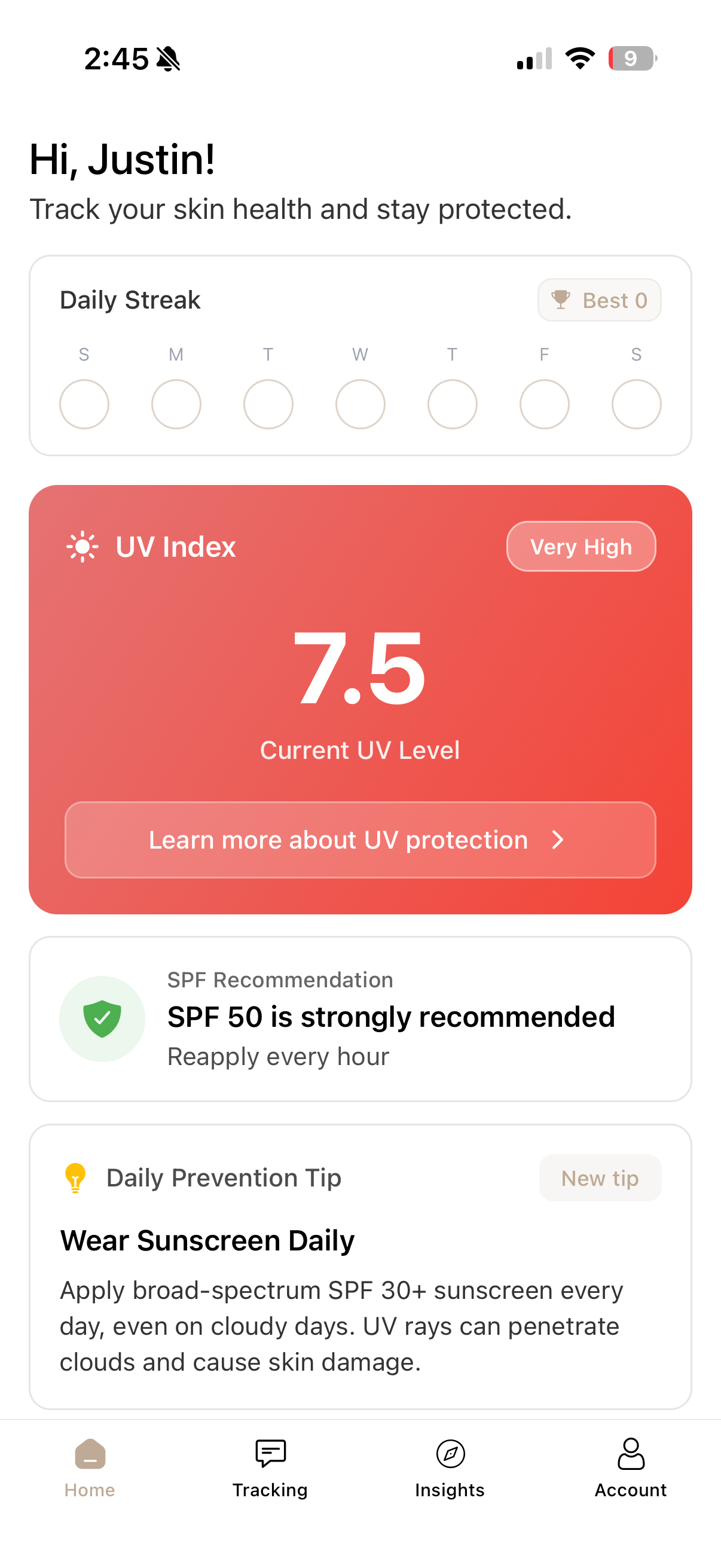 Skin Sight app screenshot
